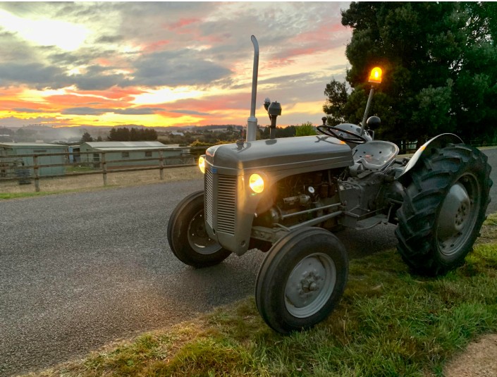 Vintage tractor